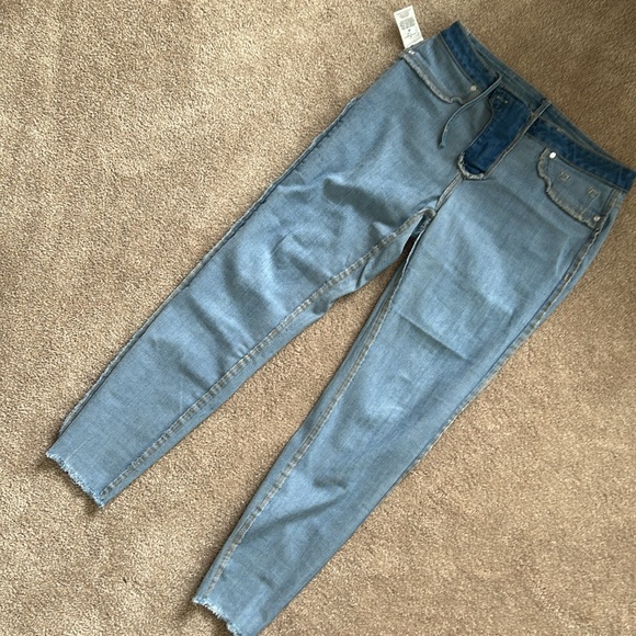 Jessica Simpson Kiss Me Lace Up Ankle Jeans - Picture 3 of 13